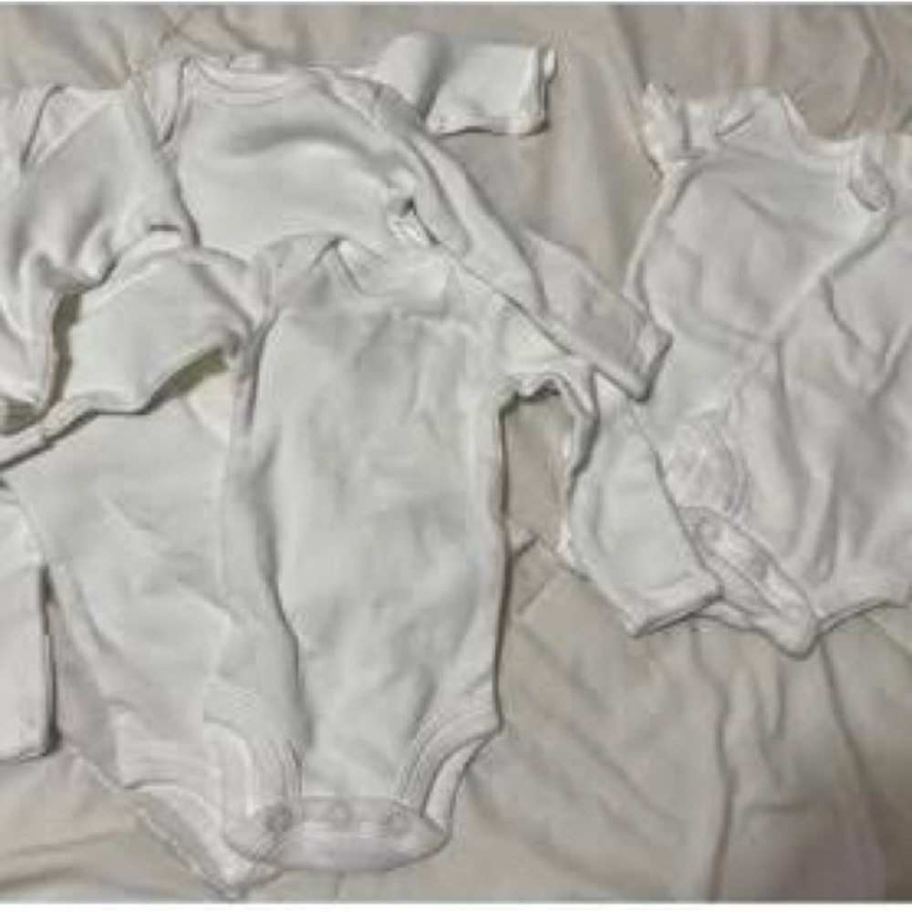 White Cotton Bodysuit One Piece